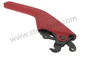 PARKING-BRAKE LEVER matador red / matador red (M05) / LEATHER (94442405150M05)