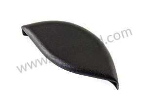 Satin Black Seat Belt Cover For Various Porsche Models BLACK / BLACK (9448031410070B)