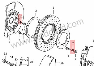 10mm X 15 MM Yellow Cad Steel Spring Washer 911 1974-95 930 924 944 968 928 8 MM (N0122418)