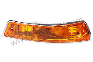 Front Turn Signal Housing And Lens, Right, Us-Spec For 911 912. 1965-1968 ORIGINAL / Original Mounting / METAL / for UNITED STATES OF AMERICA only / FRONT RIGHT / montage origine (90163140202)