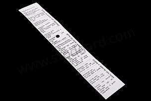 Fuse Box Cover Label, 356B T5  (64461283101)