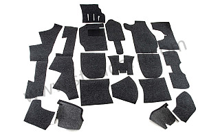 COMPLETE INTERIOR CARPET SMOOTH / BLACK / BLACK (99A000042447)