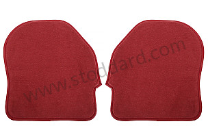 CARPET Left-hand drive / flamenco red / flamenco red (3TE) / REAR RIGHT (964551014003TE)