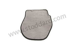 CARPET Left-hand drive / classic grey / classic grey (4XR) / REAR RIGHT (964551014004XR)