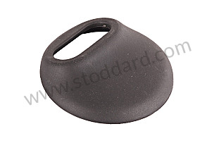 Satin Black Door Strap Rosette For 911 1989-94 black / black (01C) (9645557610001C)
