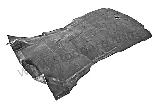 Sound Absorbing Pad Under Carpet Right Front For 911 964 993 1989-1998 RIGHT (96455621802)