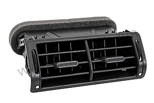 Center Air Vent/Guide 911 1984-98 BLACK / BLACK / black (01C) (9645720510001C)