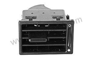 Dashboard Air Vent, Satin Black, Right For 911 1984-98 BLACK / BLACK / black (01C) / RIGHT (9645722620001C)
