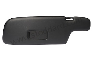 Porsche Sun Visor Black (with Mirror) Left Side For 964 911 1989-1994 BLACK / BLACK / black (CA9) / LEFT (96473103100CA9)