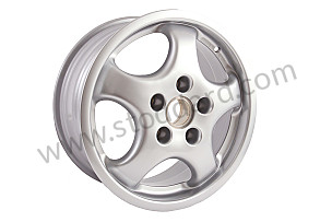 ALLOY WHEEL ET 55 MM / METALLIC SILVER GREY / METALLIC SILVER GREY / 7 X 17 INCHES / FRONT (96536212407)
