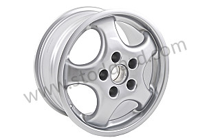 ALLOY WHEEL ET 55 MM / METALLIC SILVER GREY / METALLIC SILVER GREY / 9 J X 17 INCHES / 9 X 17 INCHES / REAR (96536212800)