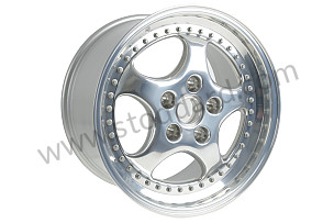 ALLOY WHEEL ET 61 MM / POLISHED / POLISHED / 10 X 18 INCHES / REAR (96536214001)