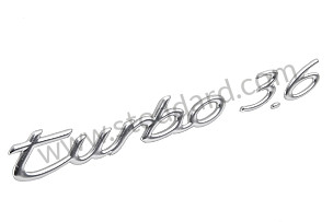 Turbo 3.6 Emblem For 911 Turbo 965  (96555922100)
