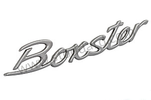Boxster Emblem, Silver METALLIC TITANIUM / METALLIC TITANIUM (986559237019A4)