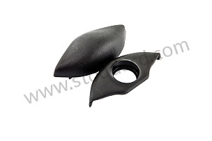 Seat Belt Pivot Cover black / black (01C) (9868035410001C)