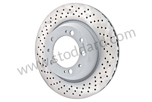 BRAKE DISC REAR LEFT / OPTION: TURBO LOOK 4S (Option code: M491) (99335204500)