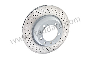 BRAKE DISC REAR RIGHT / OPTION: TURBO LOOK 4S (Option code: M491) (99335204600)