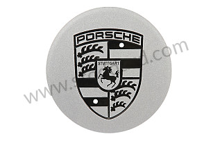 FLAT WHEEL COVER WITH BLACK EMBLEM METALLIC SILVER GREY / METALLIC SILVER GREY / Diam&egrave;tre 76 MM (9933613030061M)