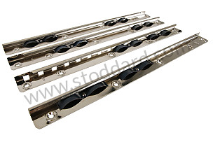 Lower Seat Rail Track Set For 356 Pre-A And 356A And 356B T5. Includes Springs SET OF 4 / LOWER (NLA52103100)