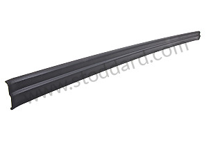 Door Threshold Sill Plastic Cover Black For 911 993 1994-98 Left-hand drive / black / black (01C) (9935514190001C)