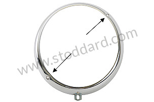 HEADLAMP RING CHROME / CHROME (A64463110107)