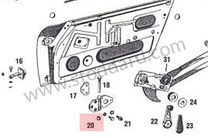 Door Hinge Bushing, 911 912 1965-1989  (90153131121)