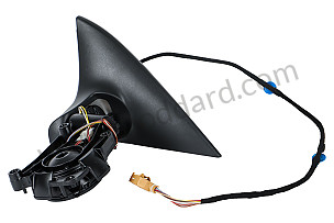 MIRROR FOOT Left-hand drive / black / black (01C) / LEFT / OPTION: DOOR MIRRORS WITH MEMORY FUNCTION ELECTRICALLY RETRACTABLE / ADJUSTABLE SEPARATELY HEATED (Option code: I6XQ), OPTION: LEFT HAND DRIVE VERSION (Option code: IL0L) (9557312250601C)