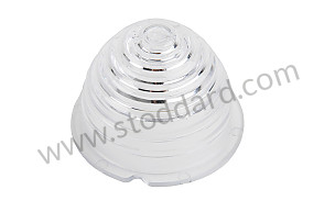 Tall Beehive Clear Turn Signal Lens 356A T2 With Wedge Housing WHITE / WHITE / 40 high MM (NLA63100401)