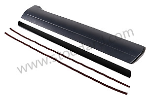 DOOR BASECOAT MOLDING REAR RIGHT / OPTION: AEROKIT WITH SILL COVER (Option code: I2D1), OPTION: SILL COVER (Option code: I2D3), OPTION: CAYENNE GTS AEROKIT STANDARD SPOILER (Option code: I2D4), OPTION: ALUMINIUM PACKAGE VERSION 2 (Option code: IQJ4) (95555968803G2X)