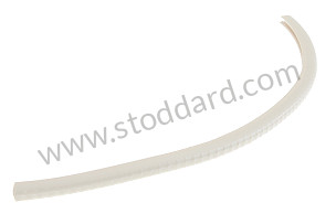 Rubber Pinchweld Edge Protection Trim 911 912 1965-1989 31CM long, precut, Ivory WHITE / WHITE (PCG54342300)