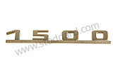 NLA 583 01 - 1500 Emblem, Gold, For 356 Pre-A And 356A