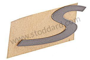 S Emblem For 993 Carrera 4s, Steel Grey GREY / GREY (9935592430161W)