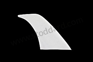 Stone Guard Decal (clear), Right Side, 993 911 Carrera / 4 Non-Widebody Models 1995-1998 TRANSPARENT / TRANSPARENT (TRANS) / REAR RIGHT (993559326043YK)