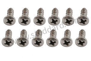 KIT SCREW AIR OUTLET ALUMINUM 356 CONVERTIBLE D + ROADSTER  (ANLA55200245)