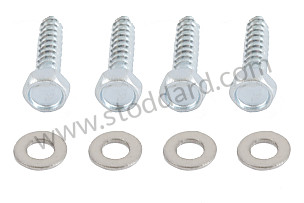 Heater Slide Screw Set 911 912 1965-68  (SIC57200100)
