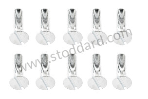 5-Hole Striker Plate Screw Set For 356 Pre-A And 356A Pre-T2  (NLA53100900)