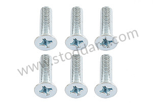 Late 3-Hole Striker Plate Screw Set For 356A T2, 356B, And 356C  (NLA53100500)