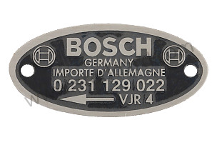 Distributor Plate Bosch '022  (NLA70160253)