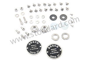 2-Hole Horn Restoration Set For 356 Bosch Horns With 2-Hole Data Plates  (NLA63500100)