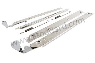 Early Upper Seat Rail Track Set. Includes Springs. 356, 356A. SET OF 4 / UPPER (NLA52103300)