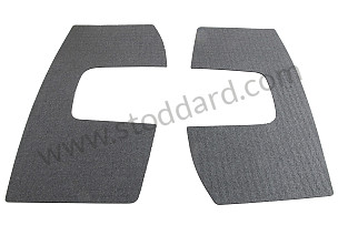 Sound Deadening Sheets For Front Closing Panels 356A, 356B And 356C set of 2 SET OF 2 (NLA55621100)