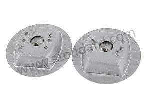 SEAT HOLDER ON FRONT FLOOR 356 6-SPEED BOX+C - PAIR (ONE SCREW HOLE) PAIR / FRONT (99A000555845)