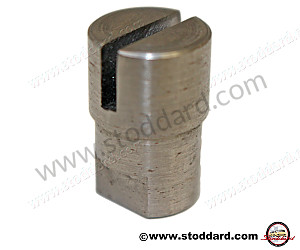 Oversized Steel Window Regulator Repair Pin, 23mm Long Pivot, Slot Perpendicular To Other End. 23 MM (NLA54204402)