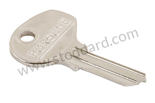 K100 Series Key Blank For 356A And 356B WITH PORSCHE INSIGNIA (64461390109)