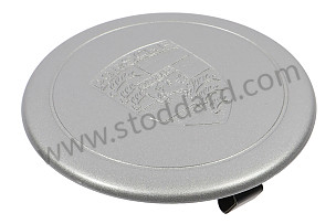 Center Cap, 3 Prong For Porsche Alloy Wheels ANODIZED VERSION (90136103201)