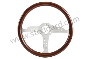 GRAND PRIX ALU / WOOD STEERING WHEEL ALUMINIUM AND WOOD / ALUMINIUM AND WOOD (ALU BOIS) / 350 MM (99A000555978)