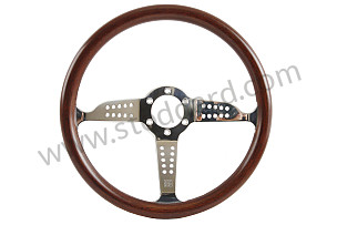 STEERING WHEEL GRAND PRIX CHROME / WOOD CHROME AND WOOD / CHROME AND WOOD (CHROME BOIS) / 350 MM (99A000555979)