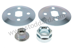HALF-PULLEY KIT 356 CARRERA ( 2 HALF-PULLEYS + HUB + NUT)  (99A000556004)