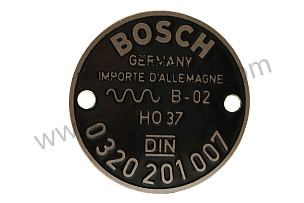 HORN PLATE 0 320 201 007  (99A000558942)