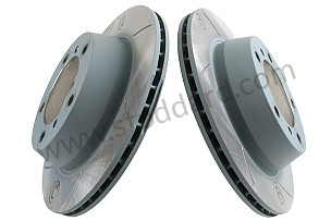 BRAKE DISC SLOTTED / SET OF 2 / REAR (99A000560417)